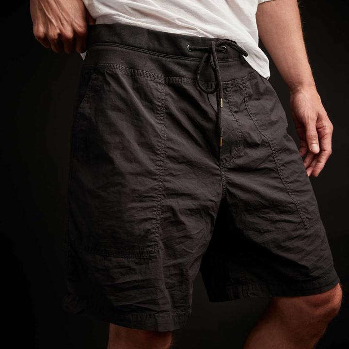 James Perse Mixed Media Stretch Poplin Short