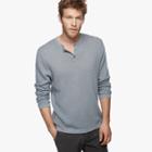 James Perse Cotton Cashmere Thermal Henley