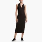 James Perse Brushed Cotton Polo Dress
