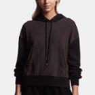 James Perse Sueded Terry Two-tone Hoodie
