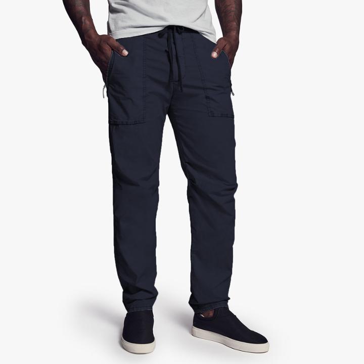James Perse Stretch Poplin Zip Pocket Pant