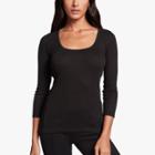 James Perse Ribbed Square Neck T-shirt