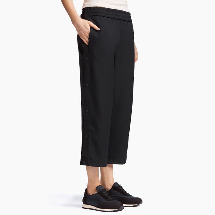 James Perse Matte Crepe Snap Pant