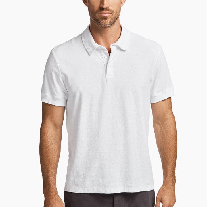 James Perse Reverse Slub Jersey Polo