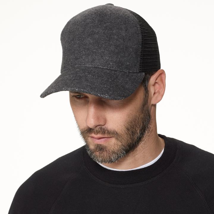James Perse Double Face Knit Trucker Hat