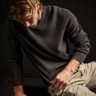 James Perse Cashmere Thermal Raglan Sweater