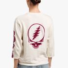 James Perse Grateful Dead Skull Embroidered Sweat Top