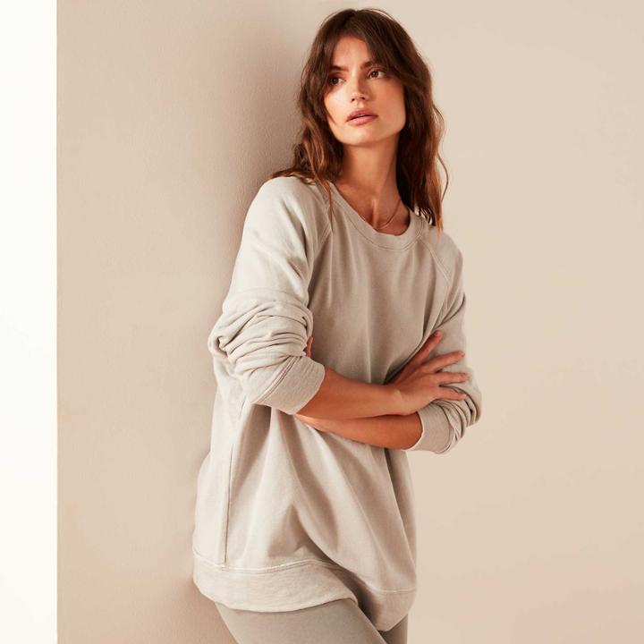 James Perse Vintage French Terry Relaxed Sweatshirt