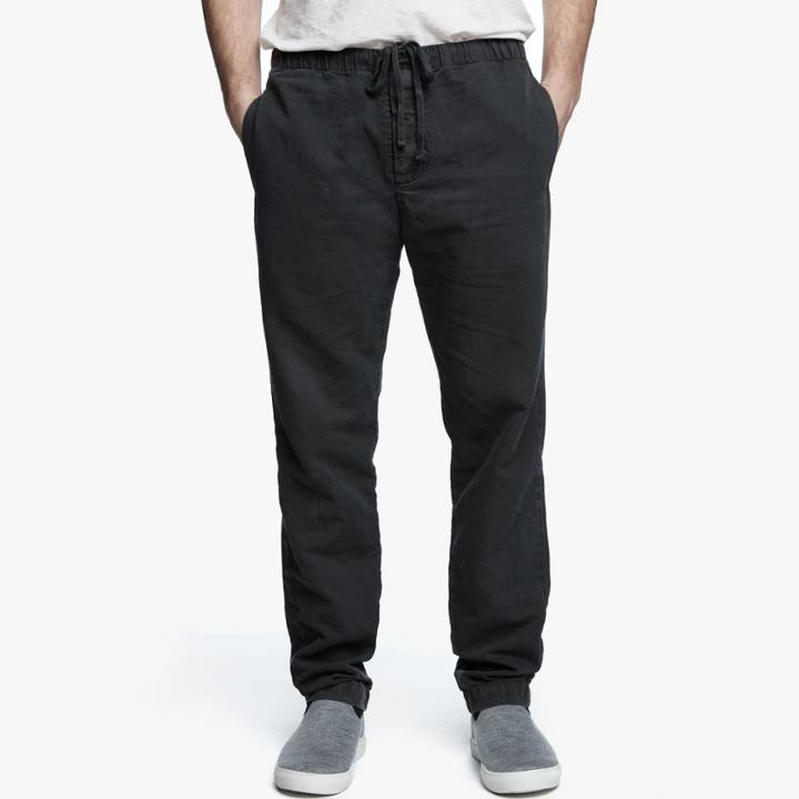 James Perse Textured Slub Linen Relaxed Pant