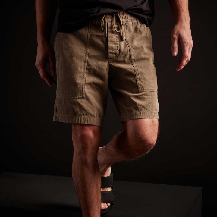 James Perse Army Cotton Slub Utility Short