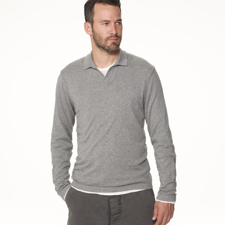 James Perse Fine Cotton Cashmere Polo