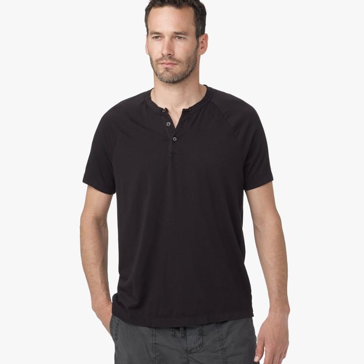 James Perse Brushed Cotton Henley