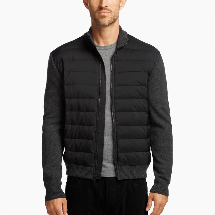 James Perse Sweater Puffer Combo