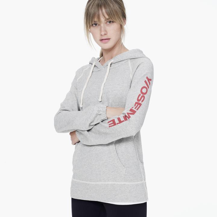 James Perse Yosemite Raglan Hooded Sweatshirt