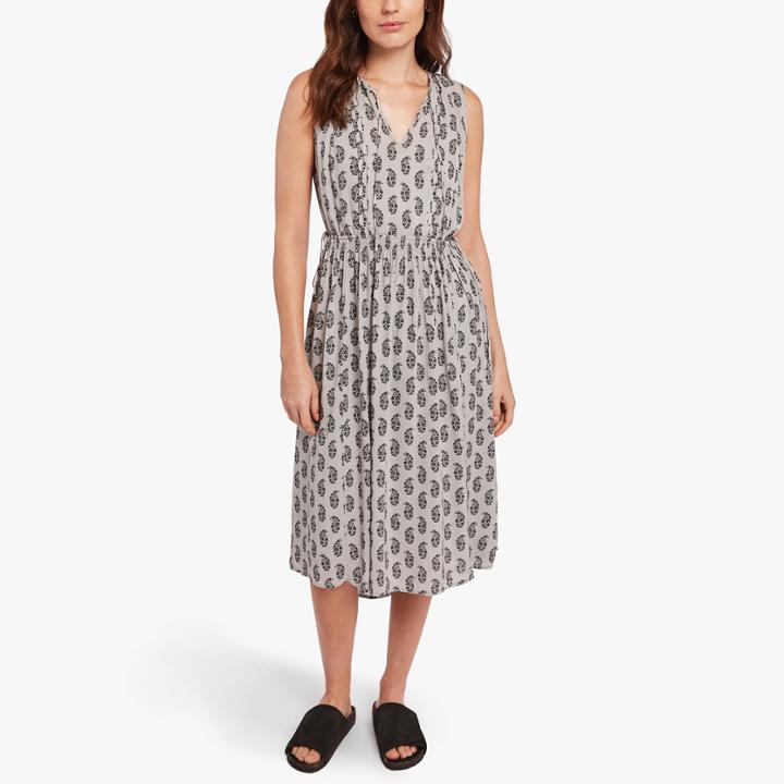 James Perse Floral Paisley Peasant Dress