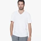 James Perse Melange Jersey Short Sleeve V-neck