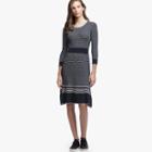 James Perse Vintage A-line Stripe Dress