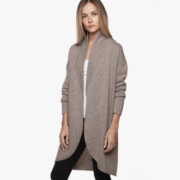 James Perse Cashmere Shawl Collar Coat