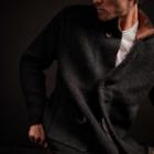 James Perse Wool Blend Button Up Cardigan