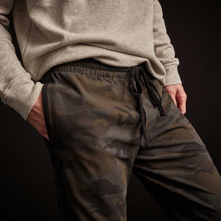 James Perse Camo Jersey Sweatpant
