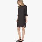 James Perse Sanded Satin Shift Dress