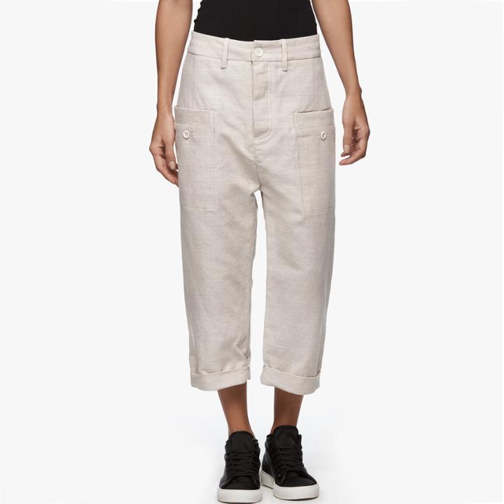 James Perse Linen Welt Pocket Pant
