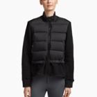 James Perse Mixed Media Puffer Jacket