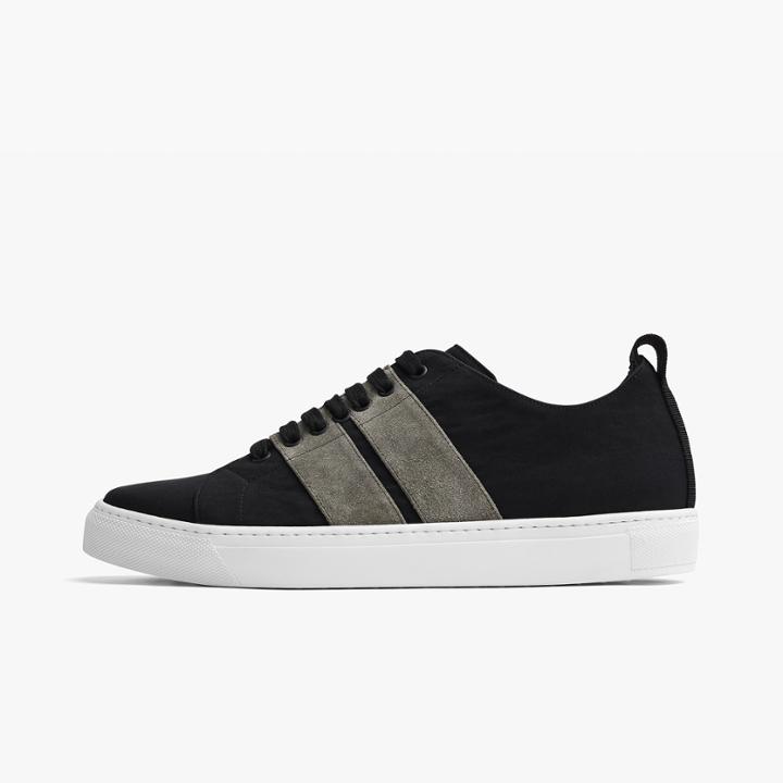 James Perse Carbon Retro Textured Nylon Sneaker - Mens