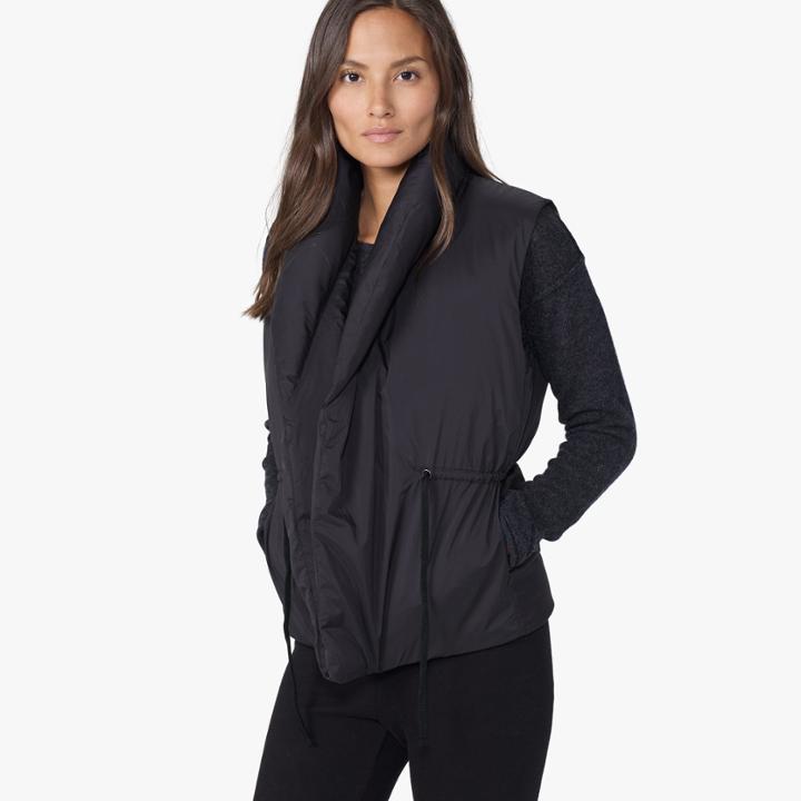 James Perse Yosemite Matte Nylon Puffer Vest