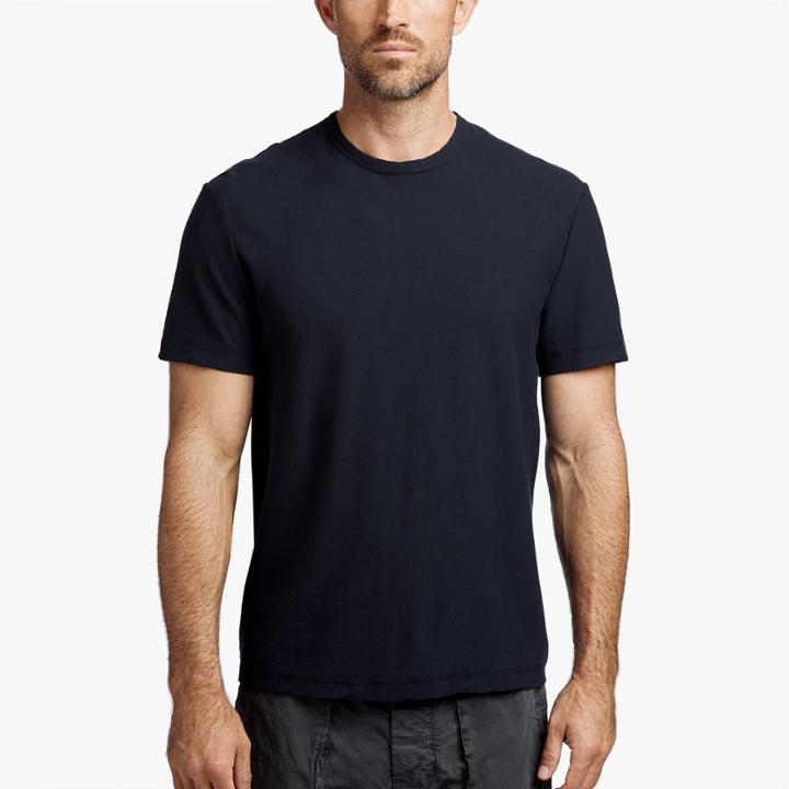 James Perse Short Sleeve Cotton Twill Crew