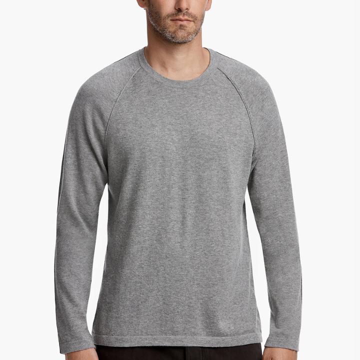 James Perse Exposed Linking Raglan Sweater