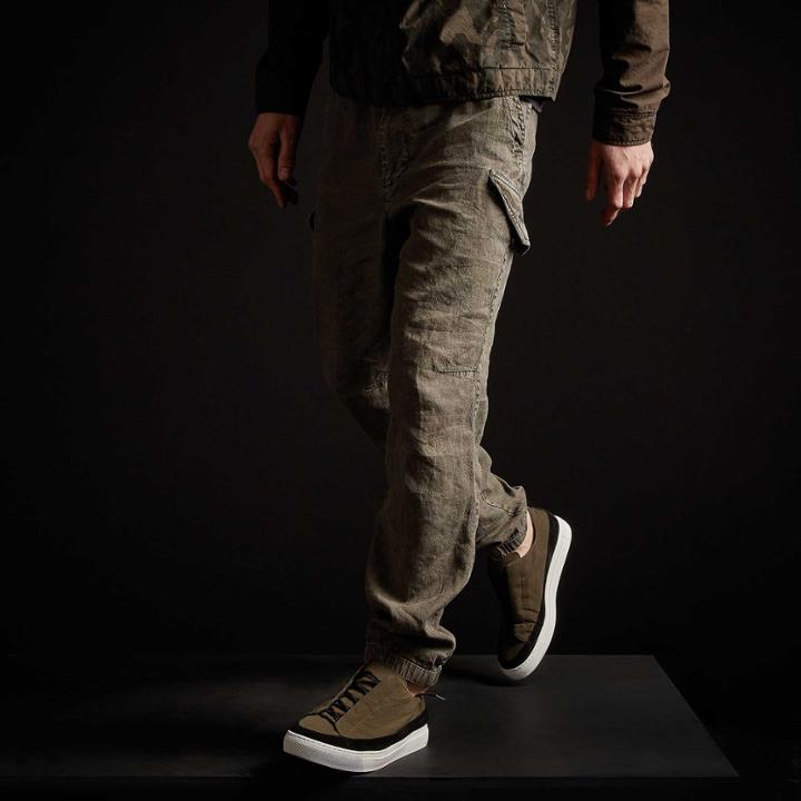 James Perse Slub Linen Cargo Pant