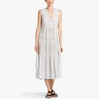 James Perse Paisley Print Pleated Dress