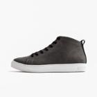 James Perse Carbon Brushed Canvas Mid-top - Mens
