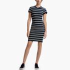 James Perse Striped Jersey Tee Dress