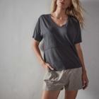 James Perse Soft V Dolman Tee