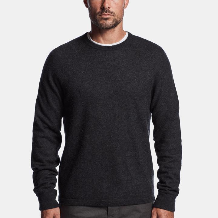 James Perse Boiled Cashmere Raglan Crew