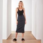 James Perse Technical Jersey Ribbed Skirt