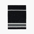 James Perse Striped Cashmere Waffle Knit Scarf