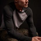 James Perse Recycled Lotus Jersey Two Tone Raglan Crew
