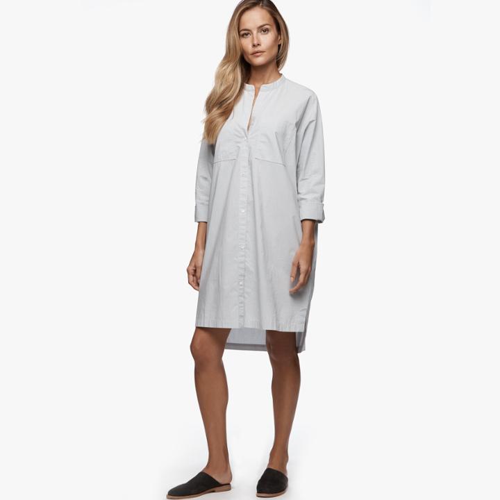 James Perse Pocket Swing Shirt Dress- Online Exclusive