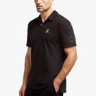 James Perse Sueded Jersey Mountain Graphic Polo