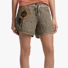 James Perse Printed Linen Dolphin Short