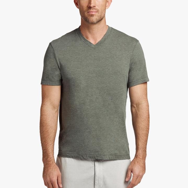 James Perse Melange Tech Jersey V-neck