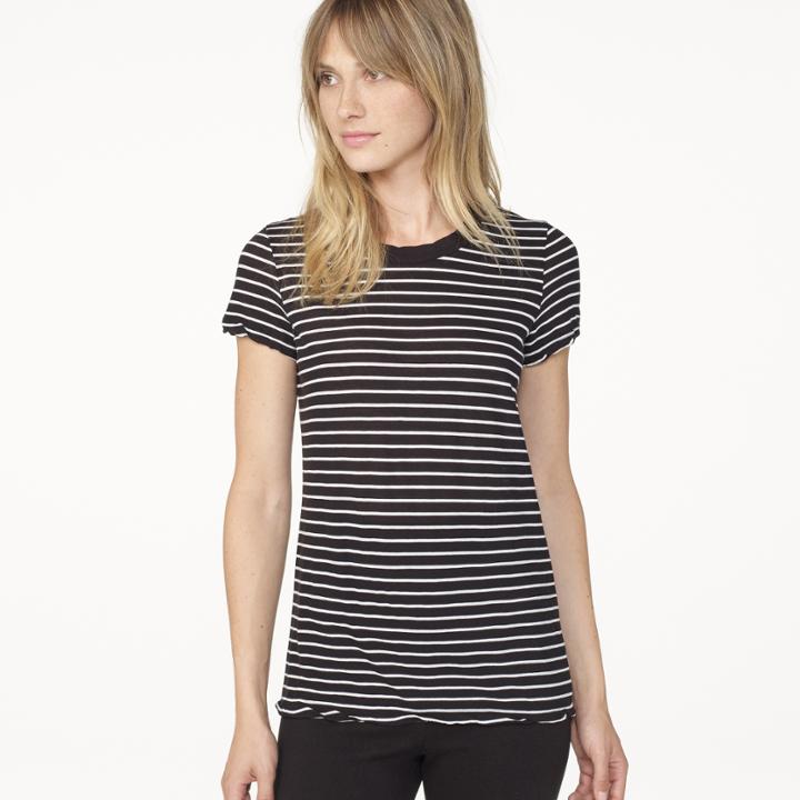 James Perse Classic Striped Tee