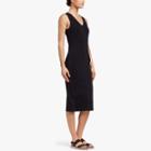 James Perse Contrast Binding Ribbed Dress