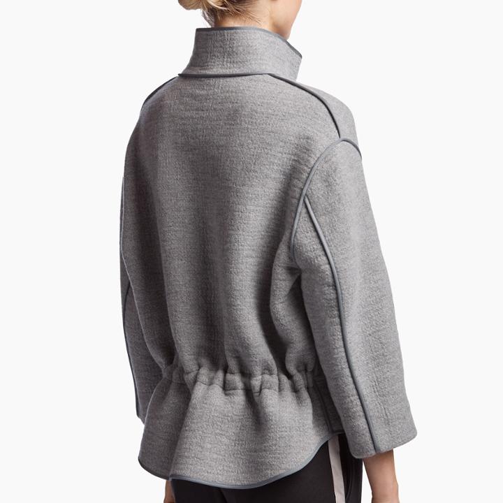 James Perse Zip Front Scuba Jacket