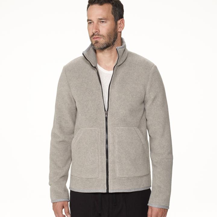 James Perse Yosemite Polar Fleece Zip Up Jacket