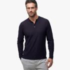 James Perse Gassed Cotton Henley Sweater