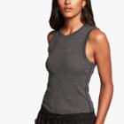 James Perse Technical Jersey Ribbed Muscle Tank